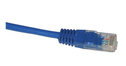 Cat 5E UTP Patch Lead Blue 0.5m