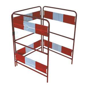 Gate Guard 3 Metal Panels + 4 Clips