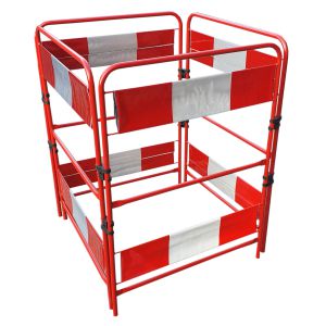 Gate Guard 4 Metal Panels + 8 Clips