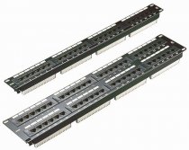Patch Panel Cat 6 Unshielded 24 port 1U