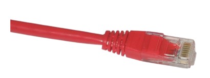 Cat 5E UTP Patch Lead Red 0.5m