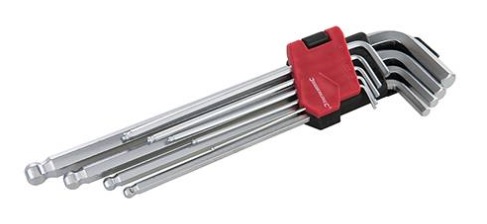Allen Keys 9pc Set Ball End Metric