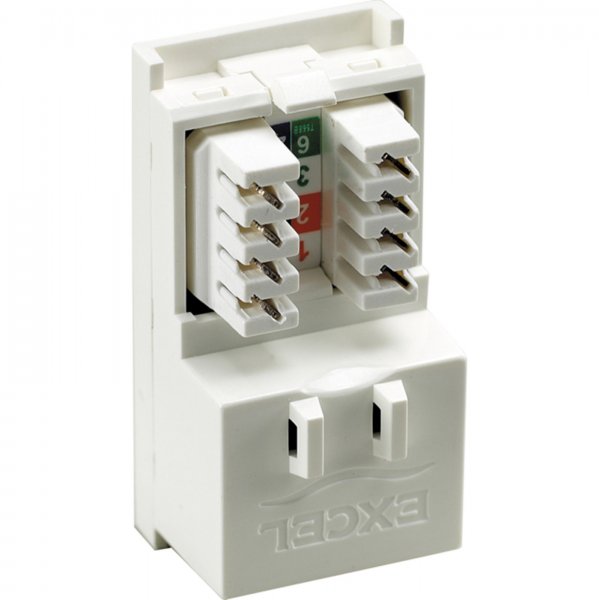 CAT6 Unshielded Module Low Profile