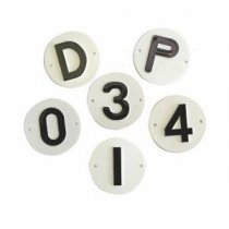 Pole Plastic Numbers '6' - Bag of 100