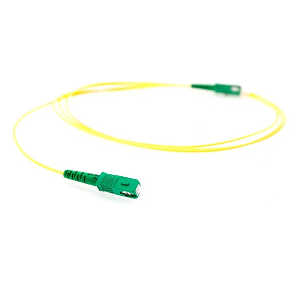 Simplex patch cord SC/APC RB SC/APC RB 2.0mm SMT G.657A2 Yellow Length 5.0m