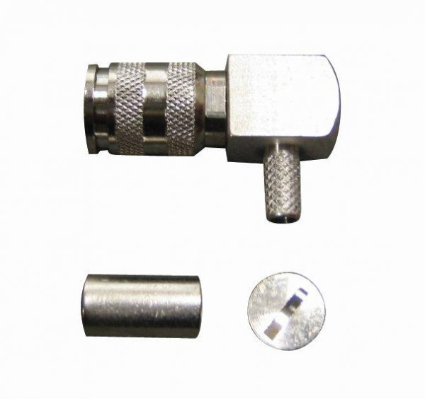 Coaxial Right Angle Plugs 1.0/2.3