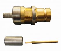 Coaxial Straight Bulkhead Jack 1.6/5.6